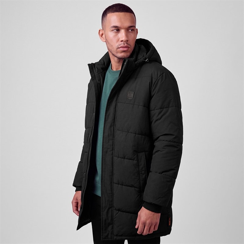 Indicode Mens Panki Coat Black