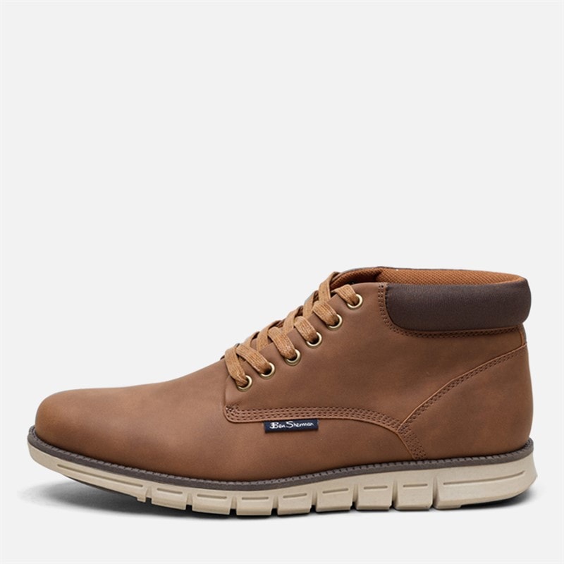 Ben Sherman Mens Carlton Chukka Boots Tan/Brown