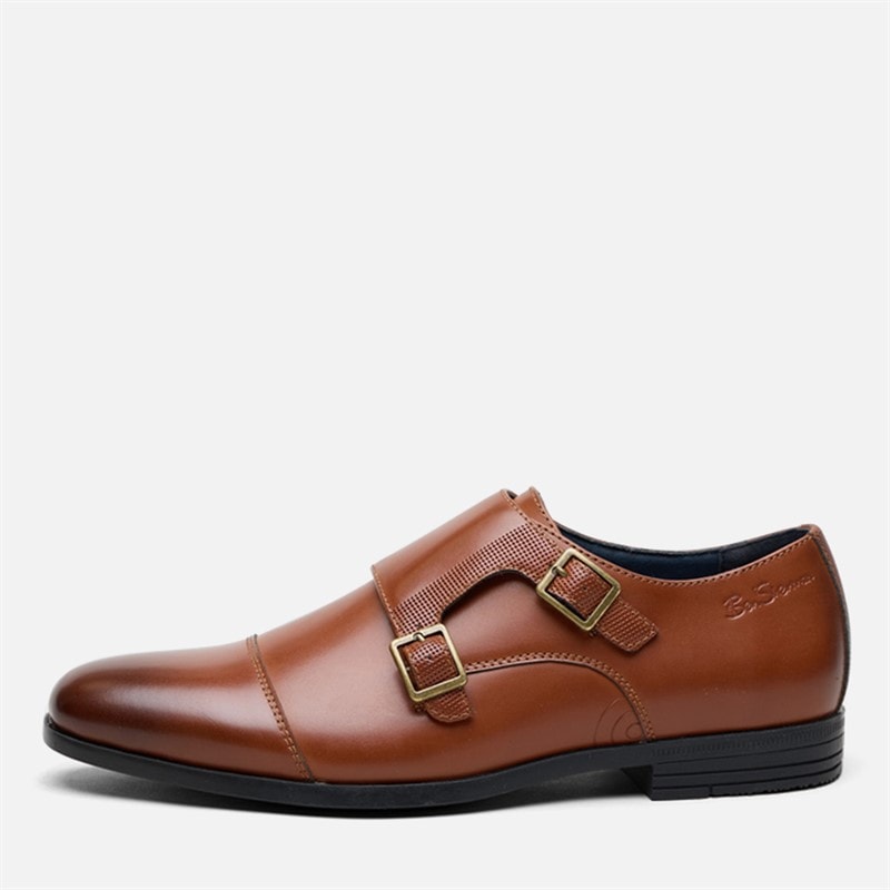 Ben Sherman Mens Rick Monk Shoes Tan