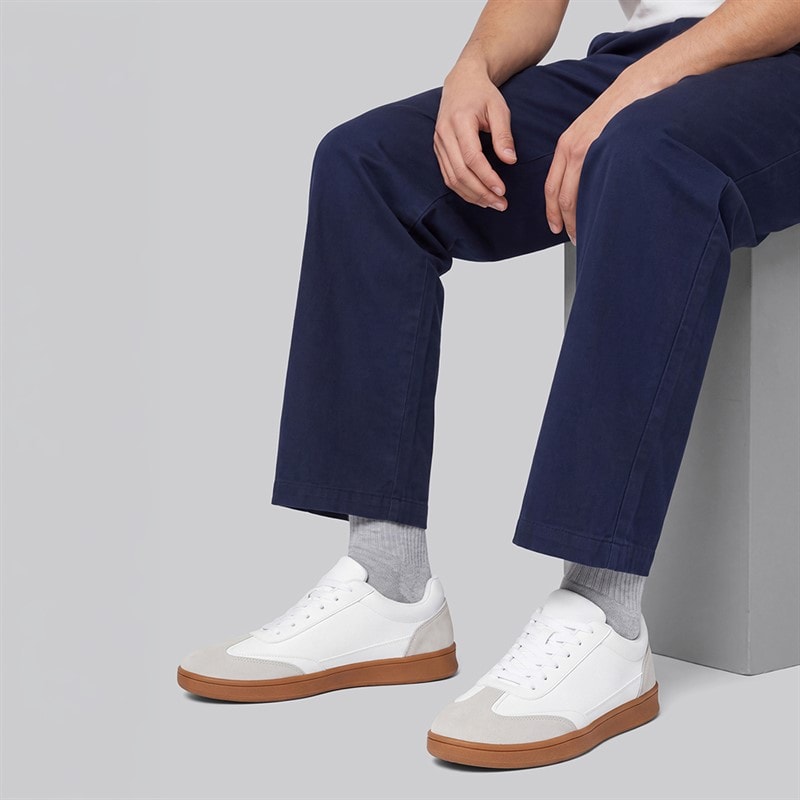 Brave Soul Mens Cisco Trainers White