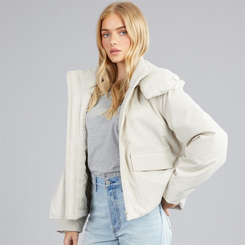 Closure London Womens Elevate Padded Jacket Stone