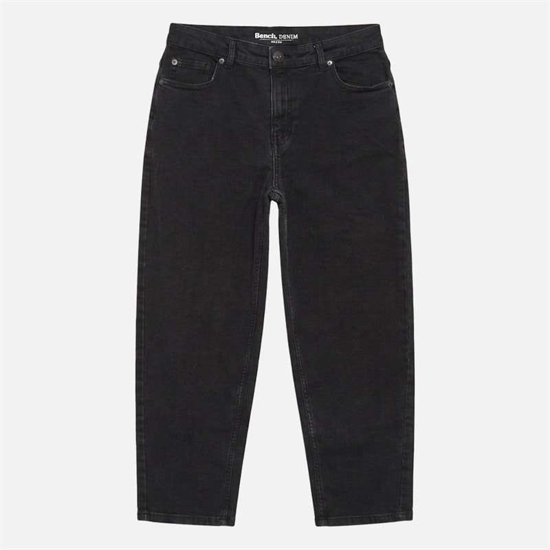 Bench Boys Jenkyn Barrel Leg Washed Jeans Black