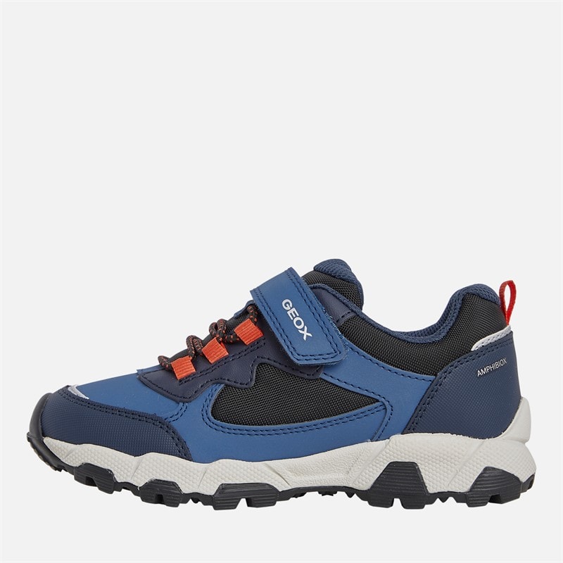 GEOX Junior Boys Magnetar Trainers Avio/Navy