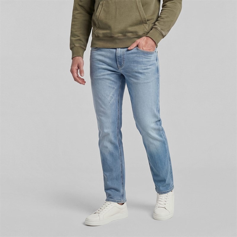 G-STAR Mens Type M Straight Fit Jeans Mid Blue
