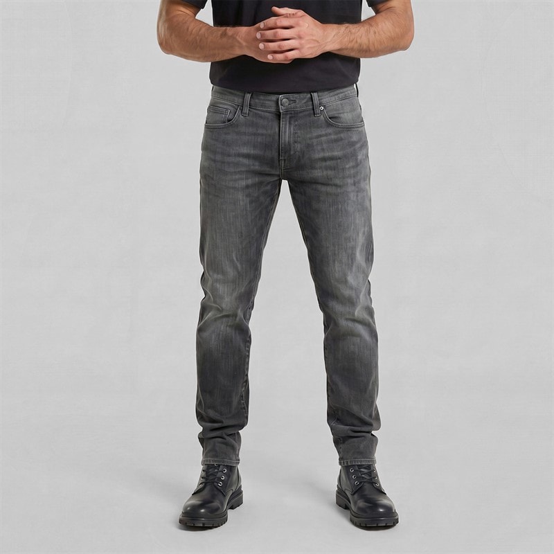 G-STAR Mens 331 Slim Fit Jeans Faded Black Magnet