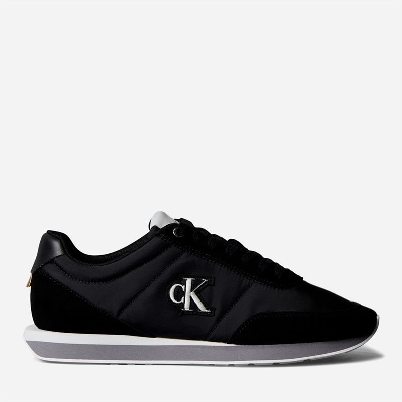 Calvin Klein Jeans Mens Chunky Cupsole Trainers Bright White/Black