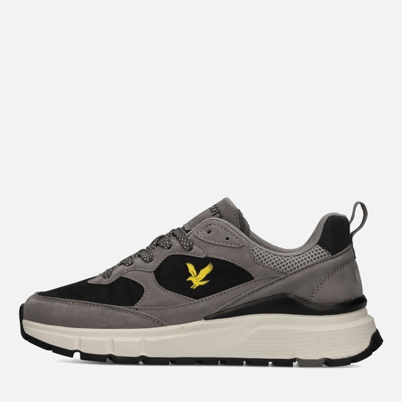 Lyle And Scott Vintage Mens Villa Trainers Grey