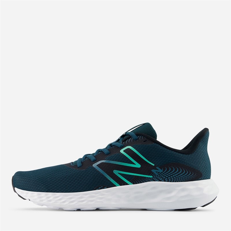 New Balance Mens 411 V3 Neutral Running Shoes Salt Water/Deep End/Medusa Green