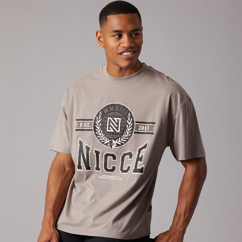 NICCE Mens Endzo Oversized T-Shirt Satellite