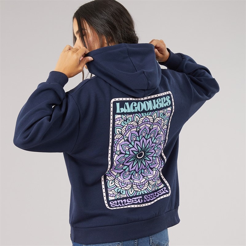 Lagooners Womens Rosethorn Hoodie Navy