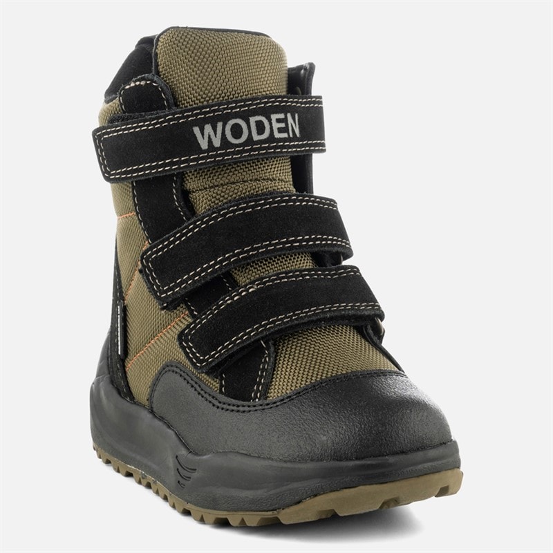 Woden Kids Adrian Waterproof Boot 295 Dark Olive
