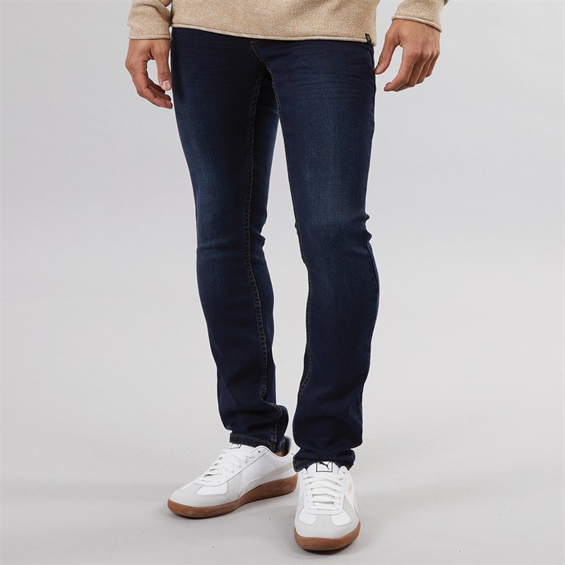 Solid Mens Tulio Hybrid Jeans Dark Blue Denim