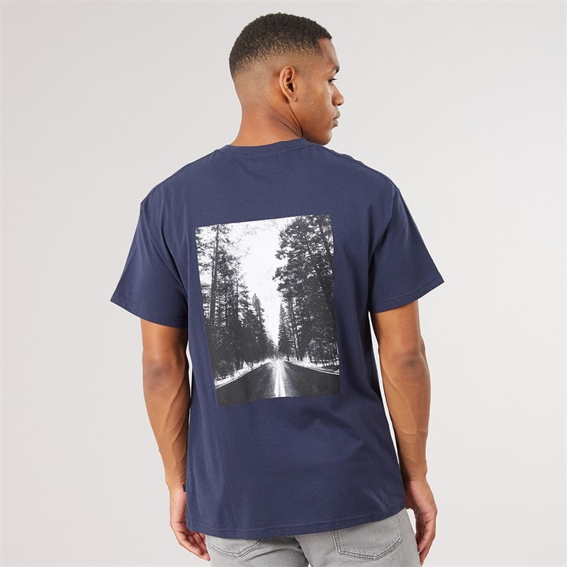 Solid Mens Harrold T-Shirt Insignia Blue