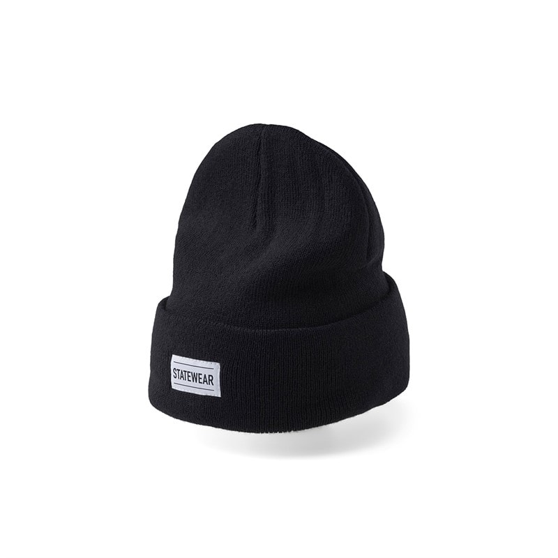 Upfront Juno Fold Beanie Black