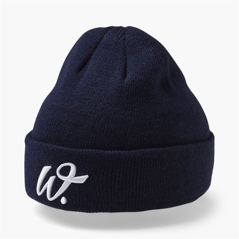 Upfront Kids World Youth Beanie Navy/White