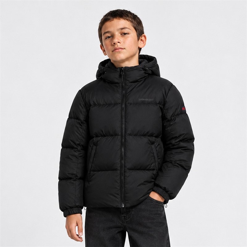 Copenhagen Legacy Kids Hooded Jacket Black
