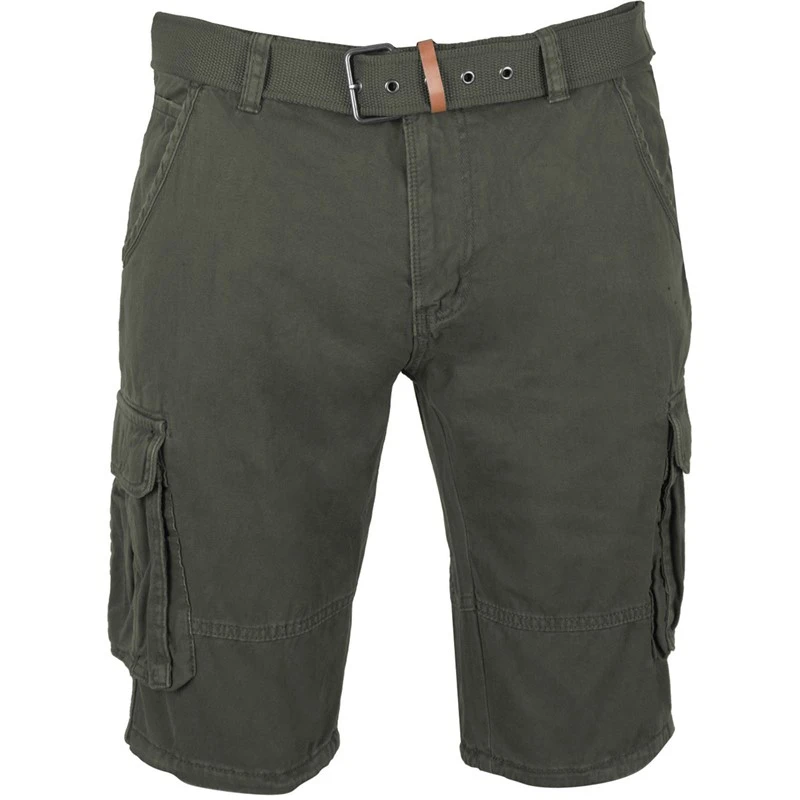 Indicode Mens Inmonroe Cargo Shorts Army