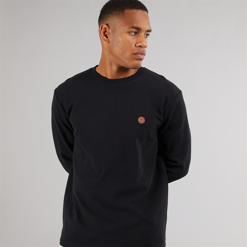 Indicode Mens Salupe Sweatshirt Black