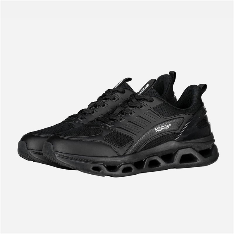 Geographical Norway Mens Sneakers Black