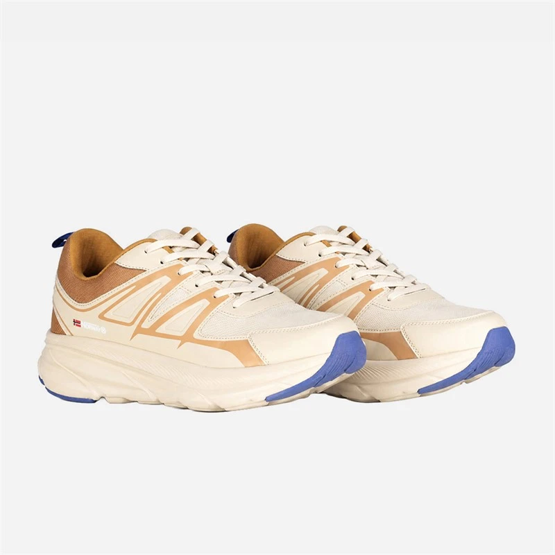 Geographical Norway Mens Sneakers Beige