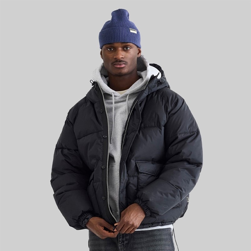 Woodbird Mens Zumo Waterproof Bomber Jacket Black