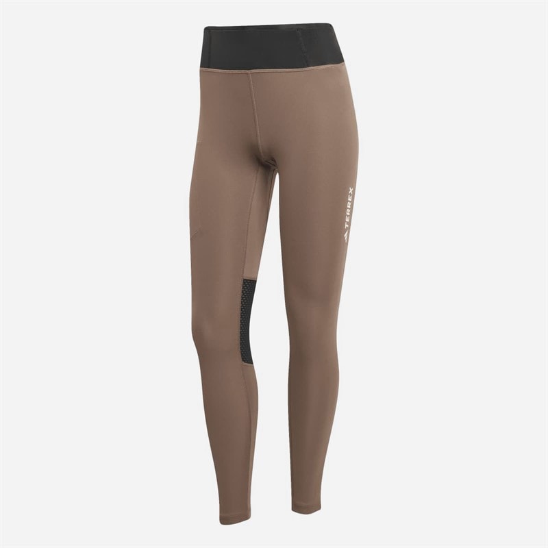 adidas Womens Terrex Xperior Leggings Earth Strata