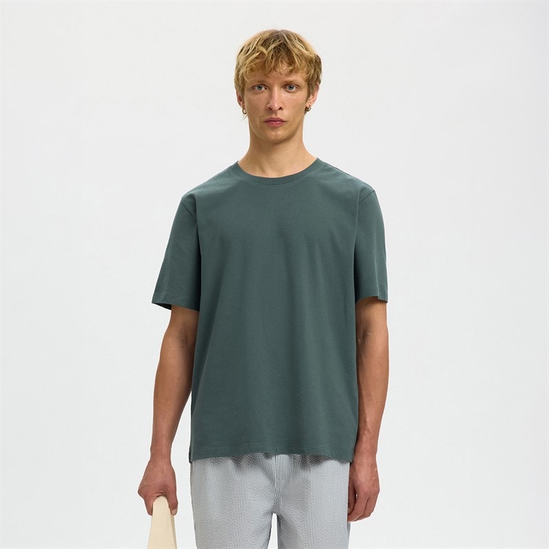 Selected Mens Atlas T-Shirt Balsam Green