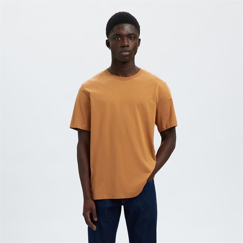 Selected Mens Aspen T-Shirt Chipmunk