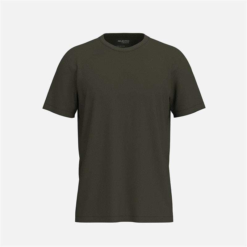 Selected Mens Aspen T-Shirt Forest Night