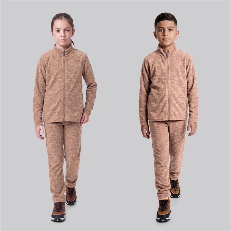 True North Junior Set M.Fleece Bark Melange