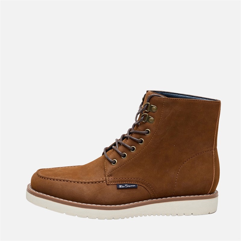 Ben Sherman Mens Convoy Boots Tan
