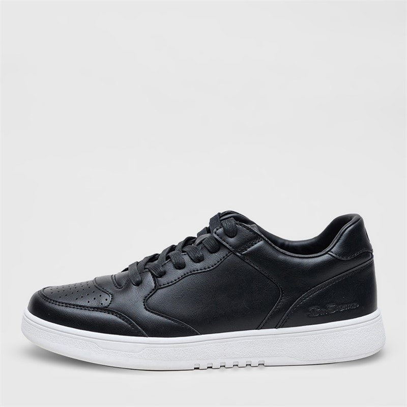 Ben Sherman Mens Match Trainers Black/White