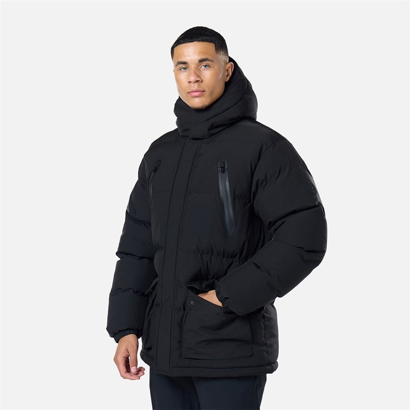 Closure London Mens Expedition Coat Black