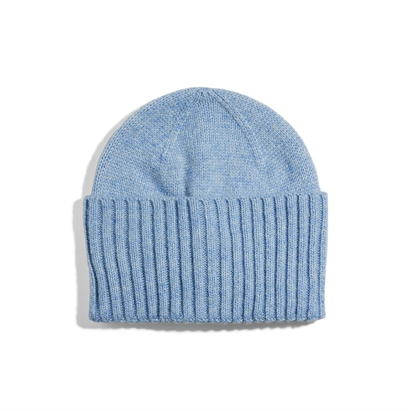 Pieces Womens Mocca Beanie Faded Denim