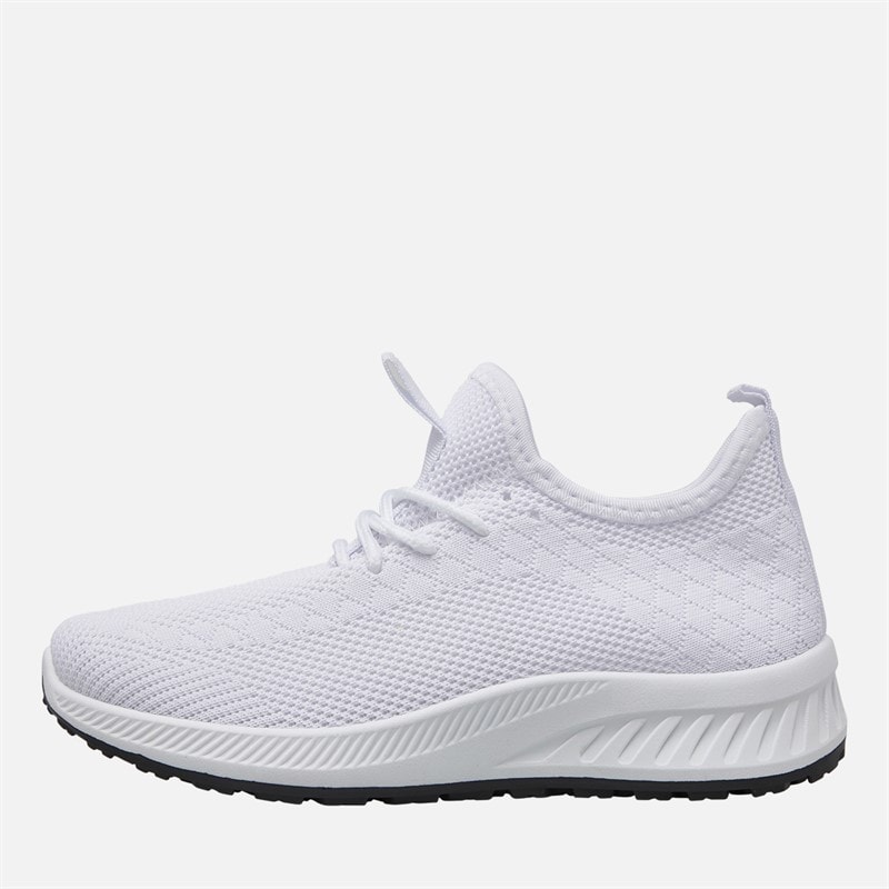 Crosshatch Junior Boys Antioch Trainers White