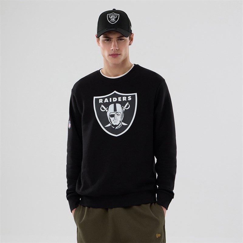 New Era Mens Las Vegas Raiders Sweatshirt Black