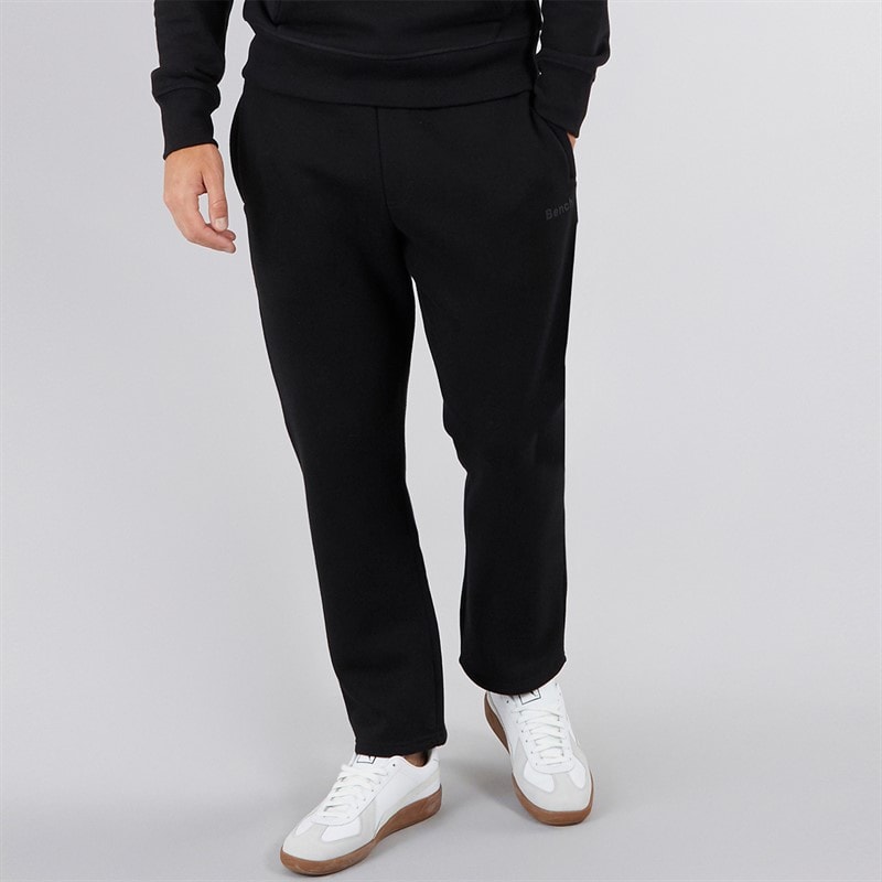 Bench Mens Riota Open Hem Joggers Black