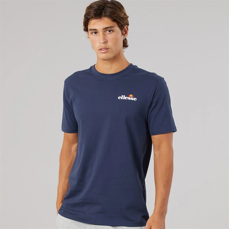 Ellesse Mens Malbory 2 Left Chest T-Shirt Navy