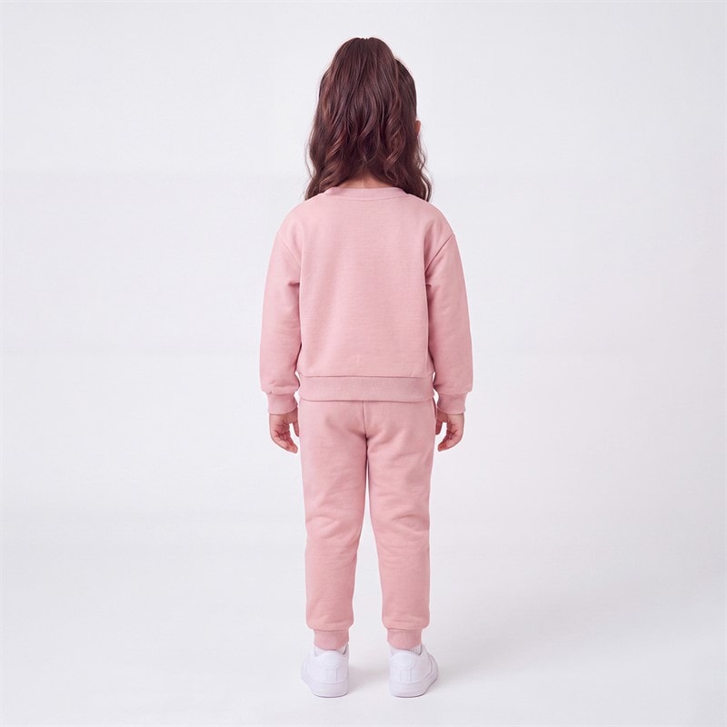 Ellesse Girls Paige Sweatshirt And Joggers Pink