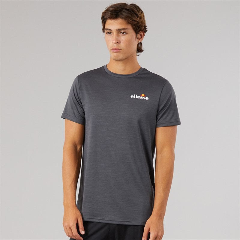Ellesse Mens Elpidio 2 Running Top Dark Grey