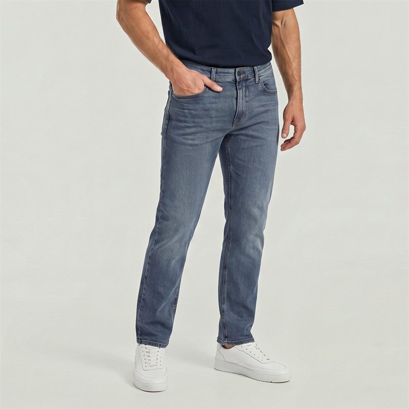 G-STAR Mens Type M Straight Fit Jeans Medium Blue