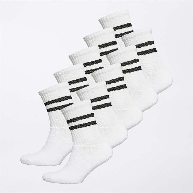 JACK & JONES Junior Boys Ten Pack Socks White