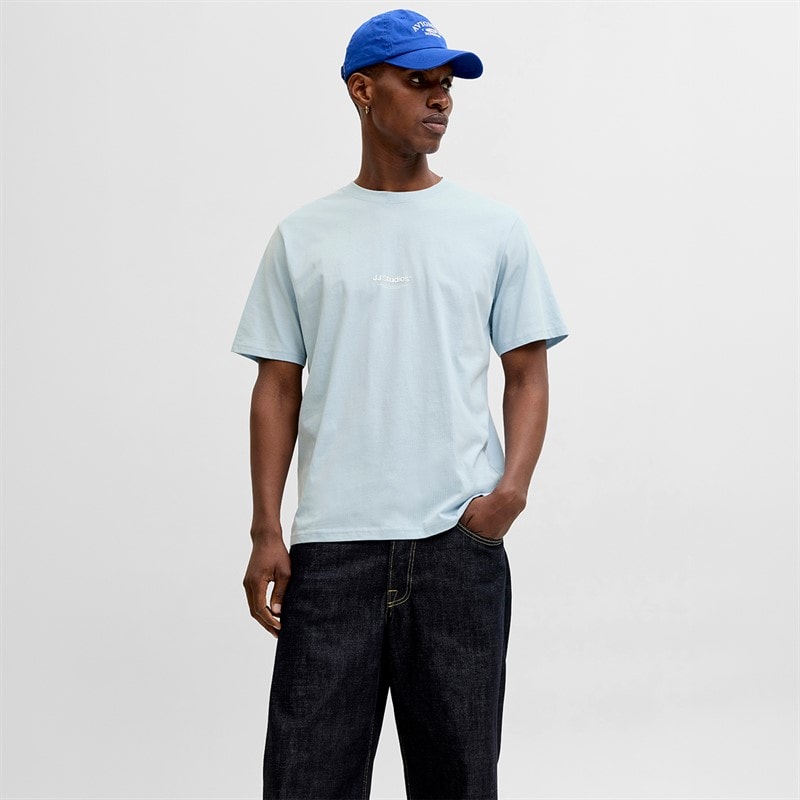 JACK & JONES Mens Soho T-Shirt Celestial Blue