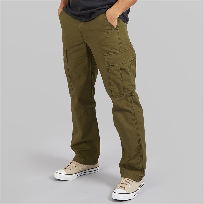 Levi's Mens Straight Cargo Pants Dark Olive