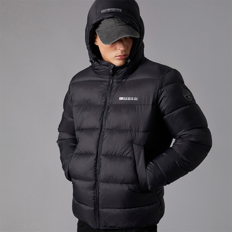 Napapijri Mens Anders 2 Puffer Jacket Black