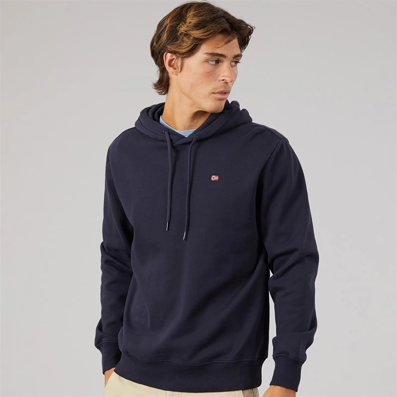 Napapijri Mens Balis Hoodie Blue Marine