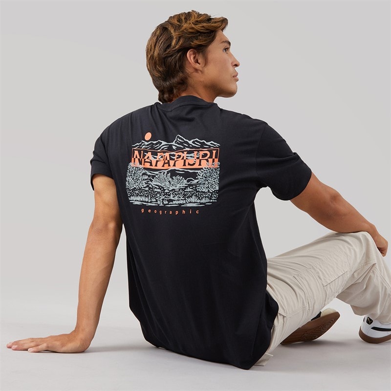 Napapijri Mens Aspect T-Shirt Black