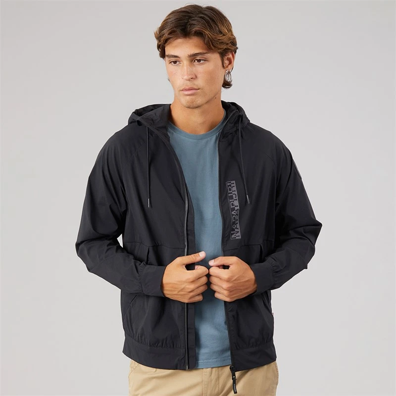 Napapijri Mens Lockroy Full Zip Jacket Black Beauty