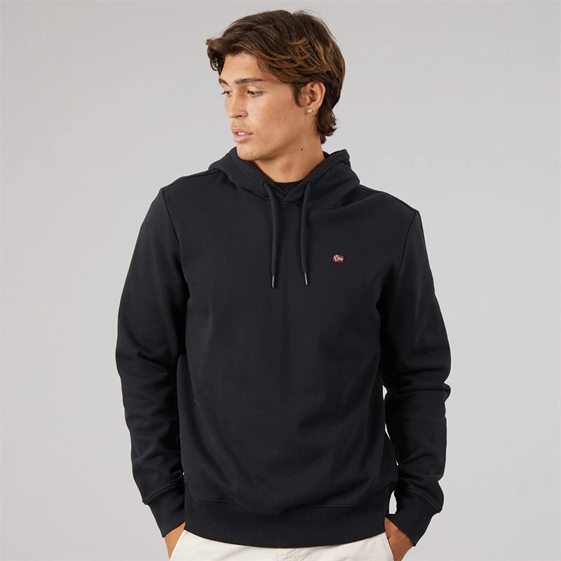 Napapijri Mens Balis Hoodie Black