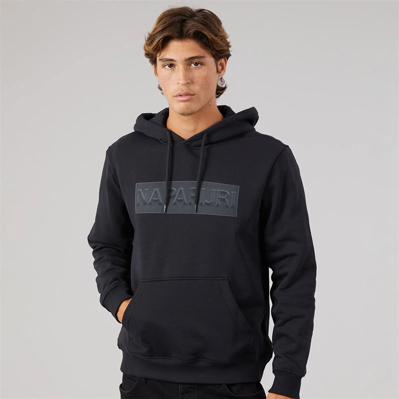 Napapijri Mens Sondrio Hoodie Black Beauty